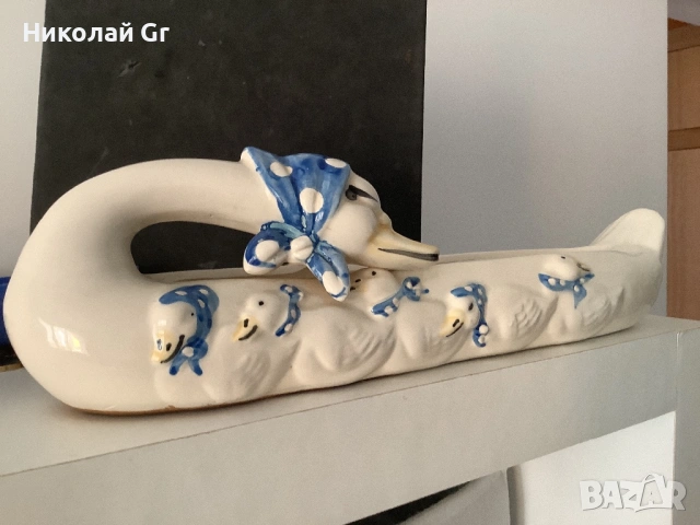 Щанд за бисквити произведено във Франция 1960 години дължина 33 см, снимка 2 - Антикварни и старинни предмети - 53677301