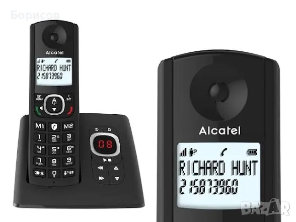 Alcatel -2бр безжични,стационарни телефони , снимка 4 - Стационарни телефони и факсове - 55852782
