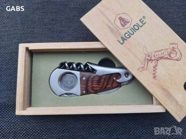 Луксозна отварачка за вино с резачка за пури LAGUIOLE France, снимка 2 - Други - 50668047