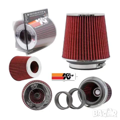 Конусен филтър К&N 76мм / 89мм / 102мм