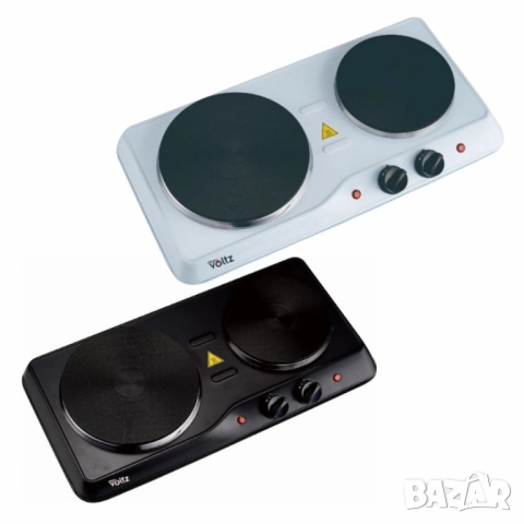 Двоен котлон Voltz OV51445ND, 2500W, Чугунени плочи Ø155мм. и 185мм., снимка 4 - Друга електроника - 52137996