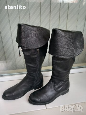 Дамски ботуши/чизми естествена кожа номер 38, снимка 6 - Дамски ботуши - 38971860