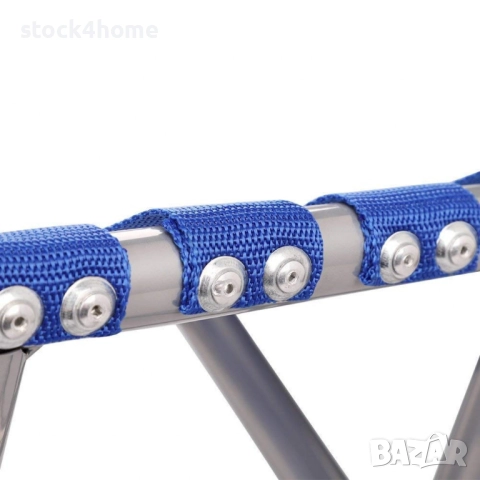 Сгъваема табуретка за къмпинг, риболов и плаж, компактна, лека, до 200 кг, снимка 7 - Екипировка - 52270660