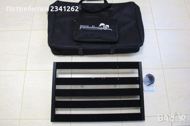 Palmer Pedalbay 60L – Голям алуминиев педалборд с чанта, снимка 2 - Китари - 51952163