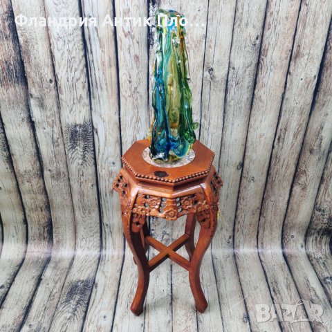 Голяма ваза "Океански лед" , снимка 5 - Вази - 41264375