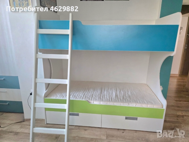 Детско легло на 2 етажа с вкл. матраци