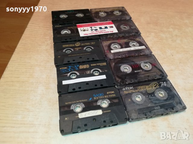 TDK & SONY & FUJI & BASF 10 аудиокасети 1009211310