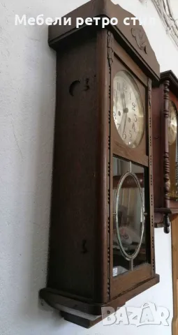 Старинен часовник в отлично състояние. Запазен за годините си, работи отлично., снимка 7 - Антикварни и старинни предмети - 49889978