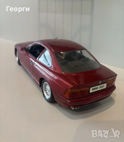BMW 850i  1:18 ., снимка 4 - Колекции - 55867922