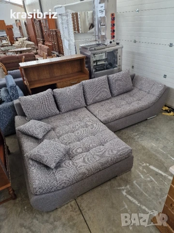 Ъглов Разтегателен Диван-внос от Германия!, снимка 1
