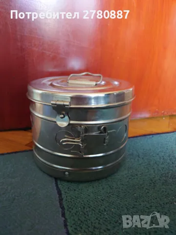  Барабан за стерилизация с капак Зема София, неръждаема стомана