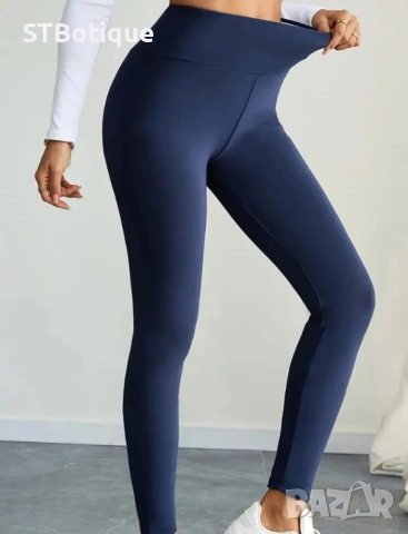 💕 Дамски клин с висока талия и флисова подплата – Топ комфорт и стил! | STBoutique💕, снимка 5 - Клинове - 51949464