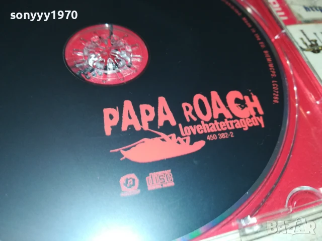 PAPA ROACH CD 1208251205, снимка 10 - CD дискове - 51338169