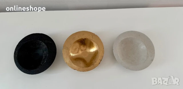 Мини дизайнерска купичка “Гравитация” – бетонен стил за модерния дом, снимка 6 - Декорация за дома - 50545101