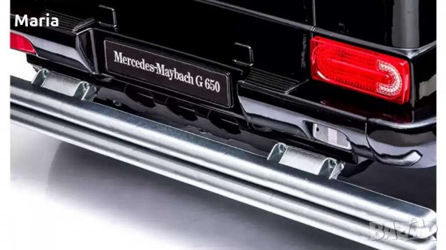 Акумулаторен джип Mercedes G650 Maybach 4X4  12V,MP3, с меки гуми, снимка 12 - Детски велосипеди, триколки и коли - 34850324