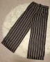 -30% СТРАХОТЕН панталон в черно-бежово райе ХС размер , снимка 4