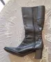 Дамски дълги ботуши с ток, снимка 4