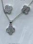 Елегантен комплект колие с обеци / устойчив метал, снимка 2