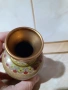 Cloisonne Клоазоне стара ваза бронз клетъчен емайл, снимка 3
