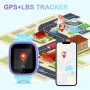 Детски интелигентен часовник LBS Tracker със SOS Anti-Lost Math Game Call Camera Touch Screen, син, снимка 3
