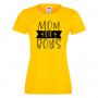 Дамска тениска Mom Of Boys 2,Празник на Майката,Подарък,Изненада,Рожден Ден, снимка 8