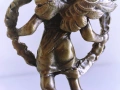 Страхотна Стара Колекционерска Бронзова Фигура Ангел-Херувим, снимка 8