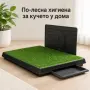 Тренировъчна тоалетна за домашни любимци с изкуствена трева 76 x 51 см, снимка 6