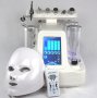 Козметичен Апарат 7в1 - Водно дермабразио, Биолифтинг, RF, Ултразвук, Криотерапия + LED маска 