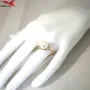 Пръстен с 14К златно покритие 224954, снимка 4