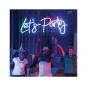  Светещ панел за декорация, LED, Неонов "Let's Party" , снимка 3