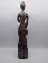 Висока фигура на жена, изработена от дърво, ръчна изработка, снимка 2