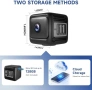Нови Мини шпионска камера 4K, 10ч батерия, детекция движение, двупосочно аудио, снимка 6