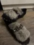 Велурени обувчици със заешки косъм, снимка 3