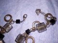ШАРМАНТНА ПОМЕДНЕНА ВИНТИДЖ АРТ ГРИВНА от БЛАГОРОДНА СТОМАНА с ВЕНЕЦИАНСКИ ТИП ЦВЕТНО СТЪКЛО 37381, снимка 6