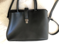 Черна кожена чанта, снимка 7