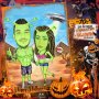 🎃🎃 КАРИКАТУРА с HALLOWEEN тематика 🎃🎃, снимка 13