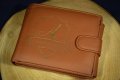 Лазерно гравирано мъжко портмоне от италианска естествена кожа , снимка 3