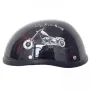 Мото каска тип канче за чопър мото шлем, снимка 2