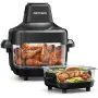 Airmsen 4-in-1 Portable Air Fryer 4.5L + 1.2L Нов Стъклен Еър фрайър  1500W, снимка 1