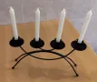 Настолен свещник от ковано желязо , снимка 2