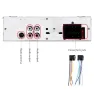 MP3, Плеър, USB, за автомобил, за кола, бус радио блутут CD разговори AUX 1DIN единичен дин с флашка, снимка 12
