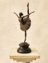 Бронзова статуетка балерина – Milo, France, снимка 3