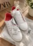 Zara нови бели кецове, снимка 1