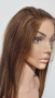 Естествена перука от бразилска коса 70-75 см - Lace Front 13x6, кафява с руси кичури, 200% плътност, снимка 8