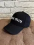 Шапка с козирка Miu Miu унисекс модел, снимка 4