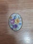 Винтидж порцеланова брошка, снимка 2