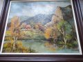 Маслена стара картина, снимка 5