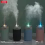 Овлажнител за кола/стая, XO-HF08, ароматерапия и цветен светодиод, 3 нива на пулверизиране / Зелен Б, снимка 2