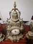 Антикварен каминен часовник с 2 вази - канделабри / Каминен гарнитур, снимка 4