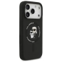 Оригинален кейс Karl Lagerfeld Silicone Double Heads And Circle MagSafe, За iPhone 17 Pro Max (6.9),, снимка 2